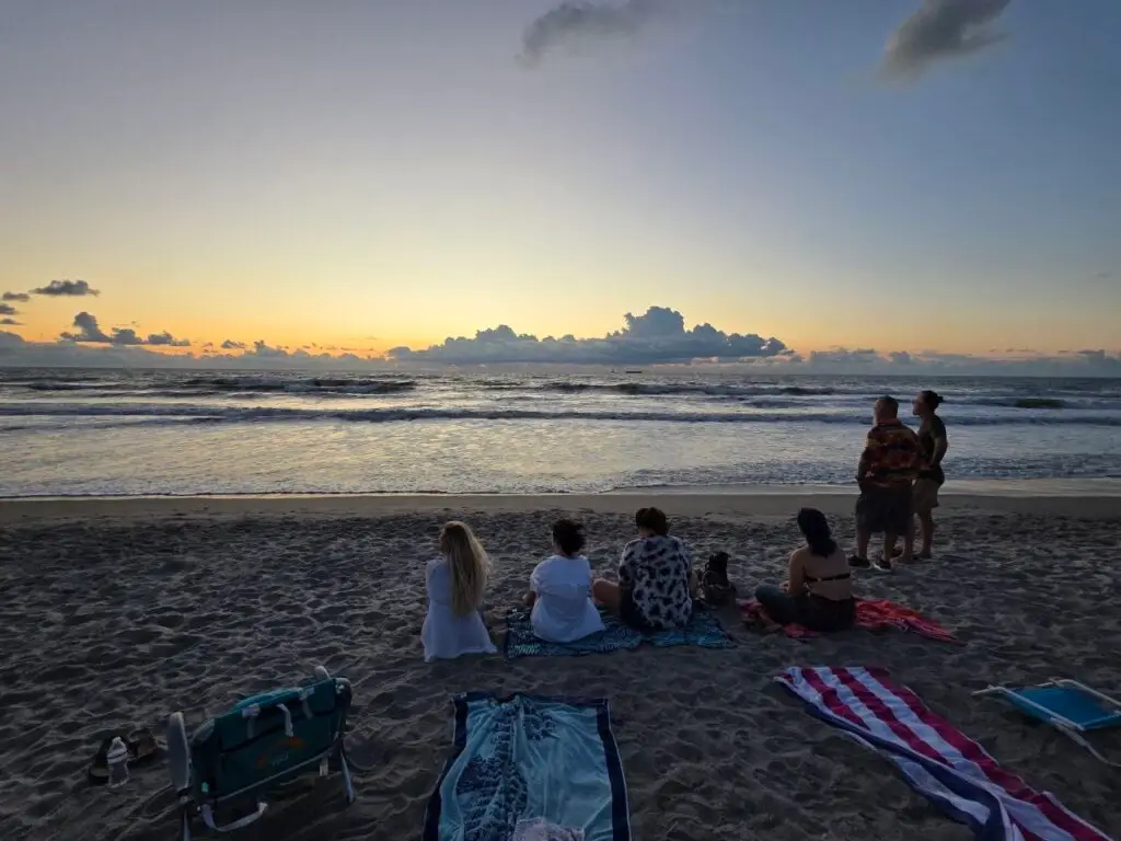 members trip to the cocoa beach Florida beach