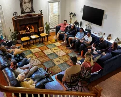 members gathering of Inekawa church in Florida